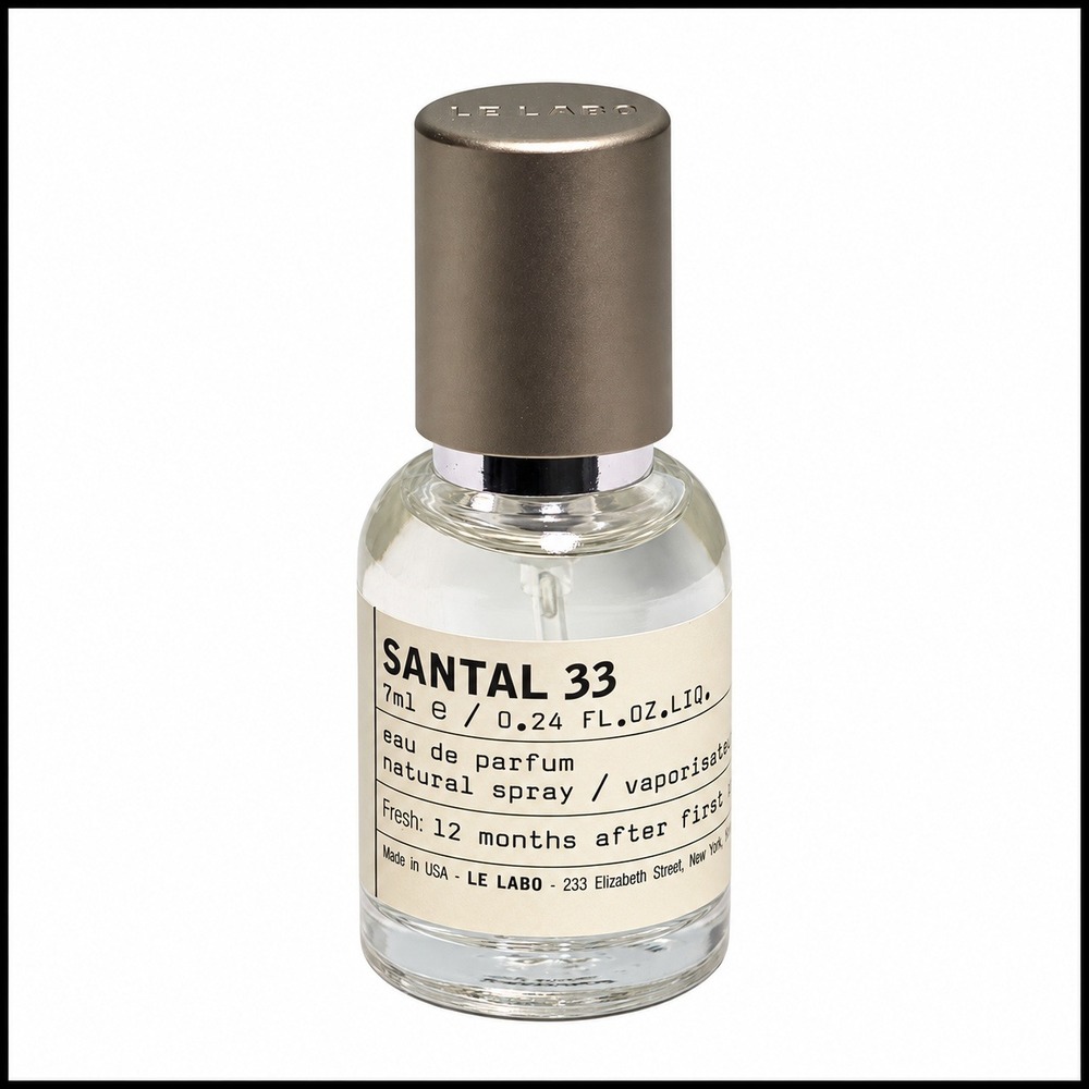 Le Labo Santal 33 Eau de Parfum Travel Spray 7ml 0.24 fl oz Unisex Fragrance